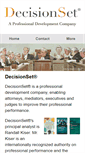 Mobile Screenshot of decisionset.com
